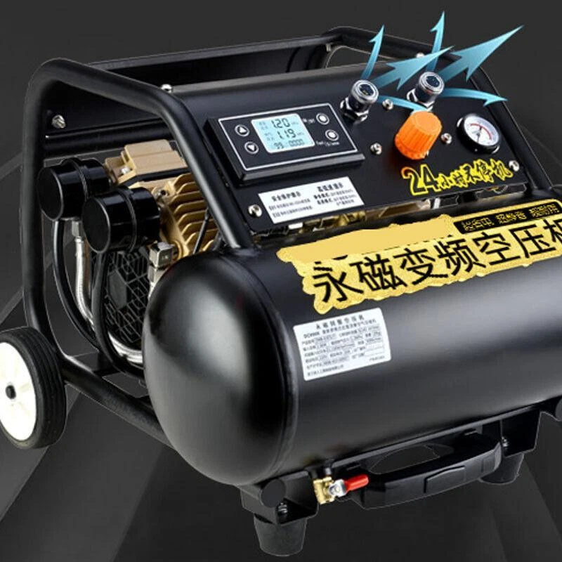 Compresor de aire magnético de frecuencia variable pintura en aerosol para carpintería sin aceite - Imagen 3 de 4