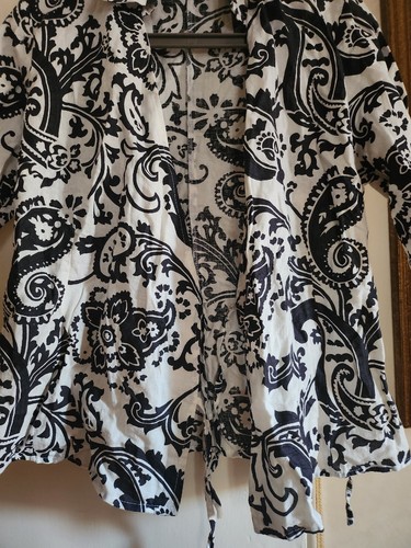 Camicia Donna Manica Corta Lino E Cotone Firmata L'altra Donna Tg IV - Foto 6 di 6