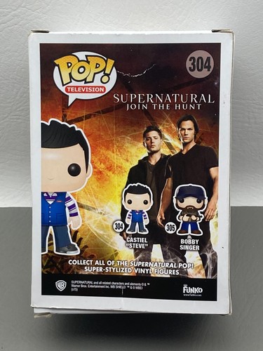 Funko Pop! Supernatural Join The Hunt CASTIEL STEVE #304 Vaulted Vinyl Figure - Picture 4 of 6