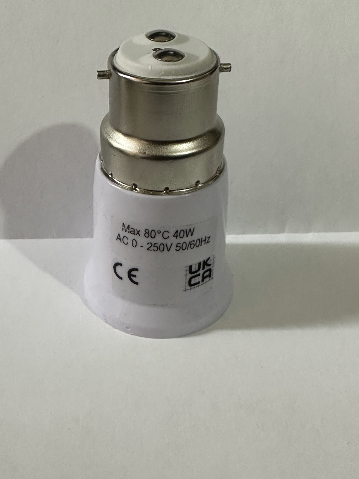 CritchCorp E27 to B22 V1 bulb Converter, Make your E27 bulb work in a
