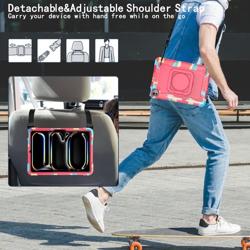 iPad A16 10th 9th 8th 7th 6th iPad Air iPad Pro iPad Mini Case Protection Cover - Picture 45 of 119