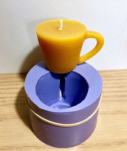 Platillo de taza de silicona molde vela jabón fácil liberación boda fiesta casero - Imagen 6 de 7