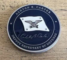 US Secretary of Defense Aston B. Carter Department of Defense Challenge Coin