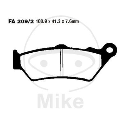 PAAR BELÄGE EBC FA209/2 732.16.15 MOTO MORINI 1200 Scrambler 2009-2019