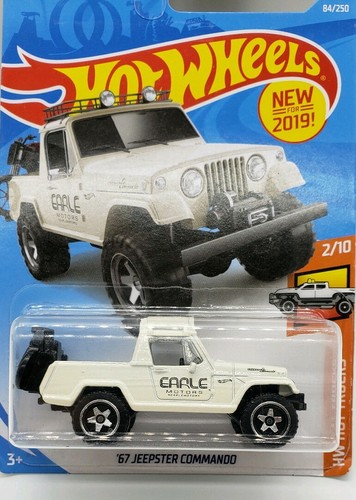 2019 Hot Wheels ~ HW HOT TRUCKS ~ '67 JEEPSTER COMMANDO ~ #84 ~ WHITE ~ - 第 1/3 張圖片