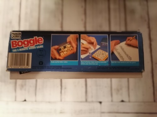 Boggle The 3 Minute Word Game by Parker 1992 Vintage Quick Thinking Learning - Picture 11 of 12