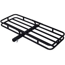 Hitch Mount Cargo Carrier Rear Luggage Rack Basket for SUV Truck Car
