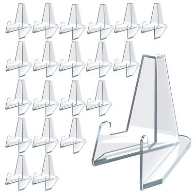 100X Coin Display Stand Acrylic Easel Sports Card Holder Graded PSA Card Display