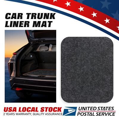 Car Anti-slip Mat felt Trunk Liner Interior Upholstery Replacement 39''x79'' Gray