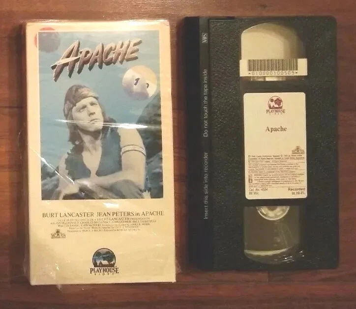 PLAYHOUSE VIDEO VHS LOT : APACHE AND THE TALL MEN (CLARK GABLE BURT LANCASTER) - Image 2 of 4