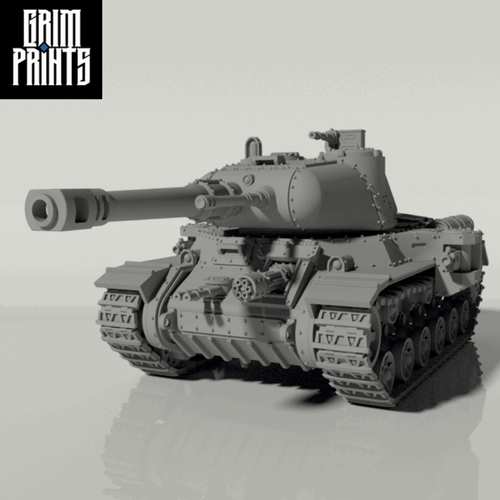 Grim IS-2 Heavy Tank | Proxy for Rogal Dorn and Macharius build - Picture 2 of 12