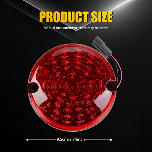 2x 95MM LED ROUND REAR STOP/TAIL LIGHTS UPGRADE FOR LAND ROVER 90 110 DEFENDER - Picture 3 of 9