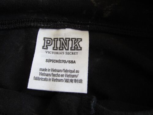 Pink by Victorias Secret Pants Floral Tie-dye Fade Black Leggings High-Rise Sz S - Picture 6 of 21