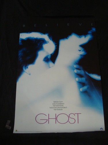 GHOST poster PATRICK SWAYZE DEMI MOORE original commercially produced poster 200 - Picture 2 of 3