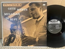 Stan Getz Meets Gerry Mulligan In Hi-Fi EX VERVE STEREO DG ORIG 