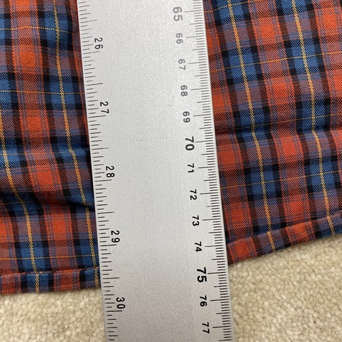 Pendleton Hemd mit Knopfleiste Medium orange blau Herren kariert kariert "Bridgeport" - Bild 9 von 13