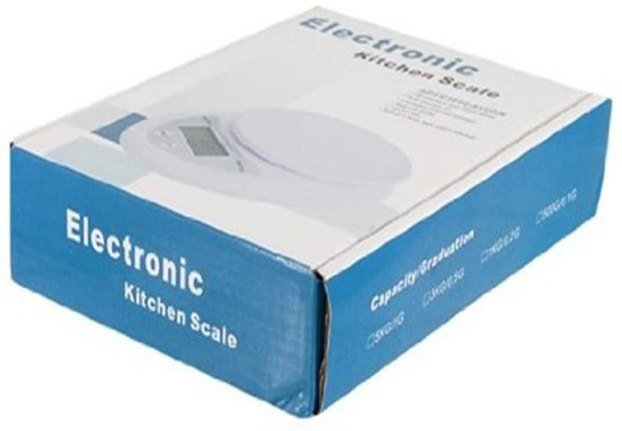 5kg Digital Kitchen Scale - Weighs To 1g Precision, Compact & Battery-Powered 10 thumbnail image