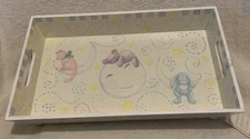 Lady Jayne Ltd LITTLE DREAMER NURSERY DRESSER TRAY Painted Pastels Wooden - NWT