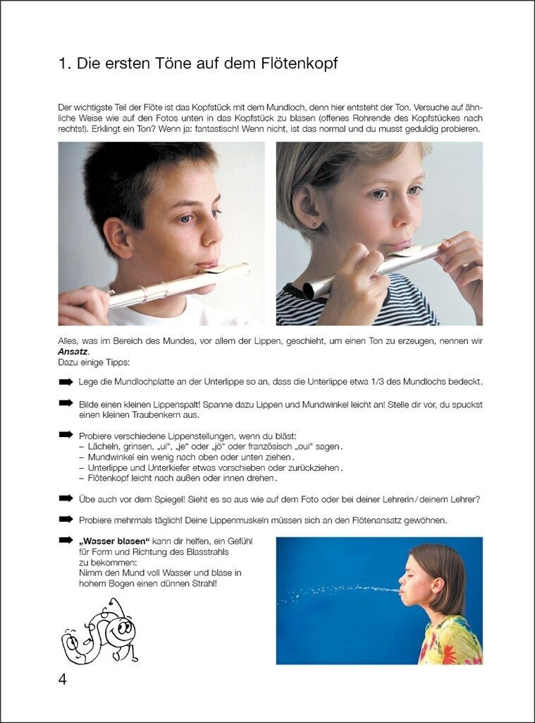 Thumbnail - Flöte Spielen Band A - Querflötenschule Mit Cd - Portofrei Vom