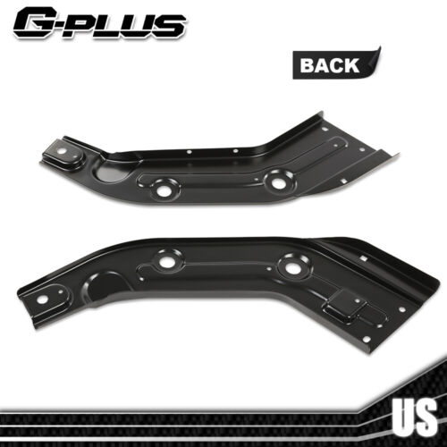Fit For 12-2015 Volkswagen Passat Black Radiator Support Left + Right Pair Set - Picture 3 of 9