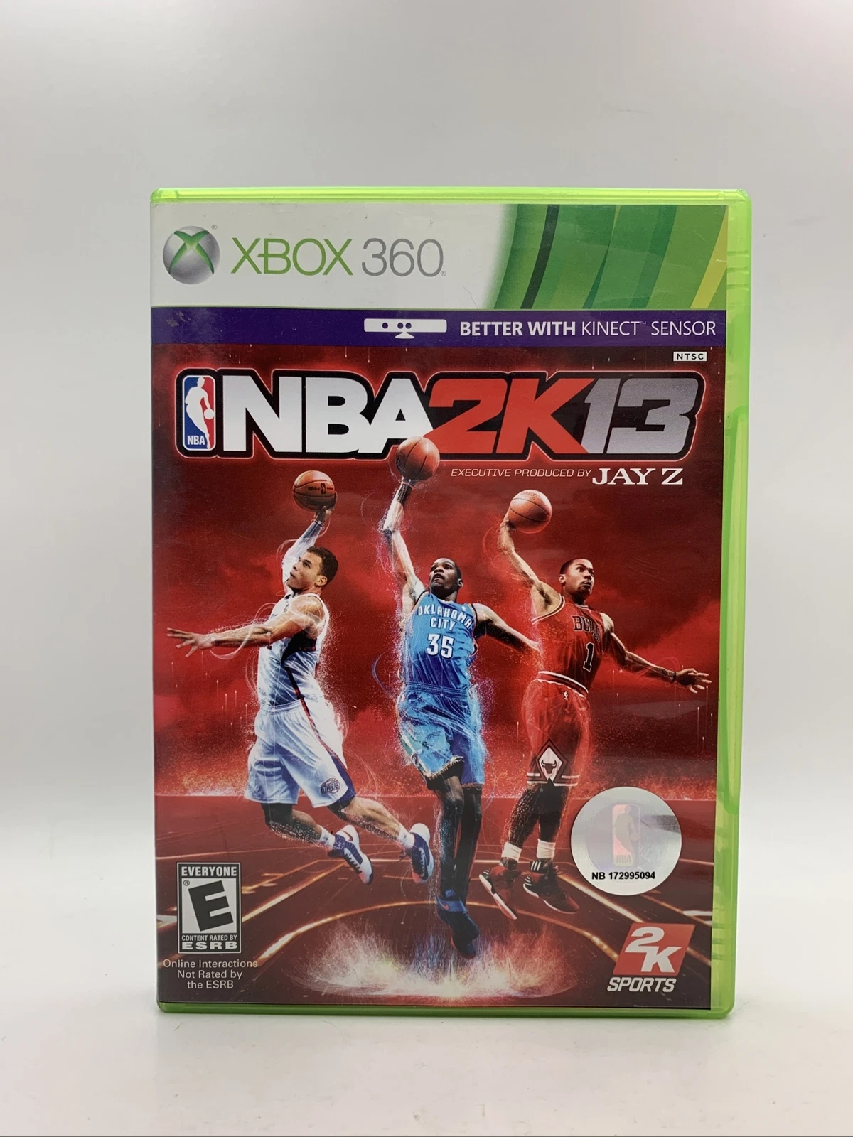 NBA 2K13 Microsoft Xbox 360, 2012 Video Game Complete W/ Manual CIB