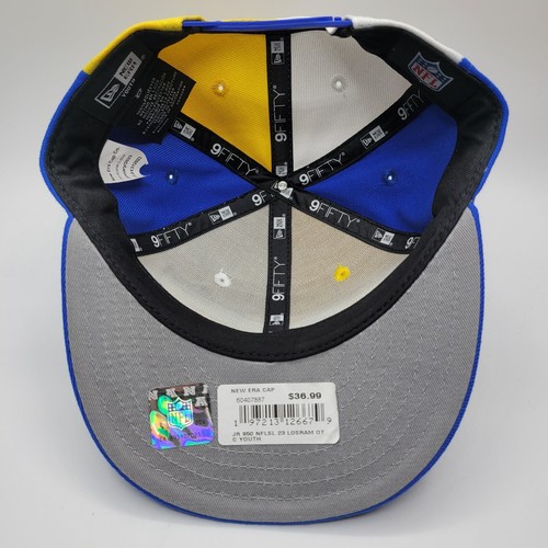 YOUTH Los Angeles Rams 2023 Sideline New Era 9FIFTY Gorra Snapback - Imagen 5 de 7