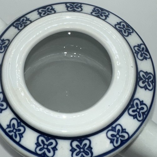 Ceramic Floral Blue White Teapot and Creamer - Picture 12 of 23