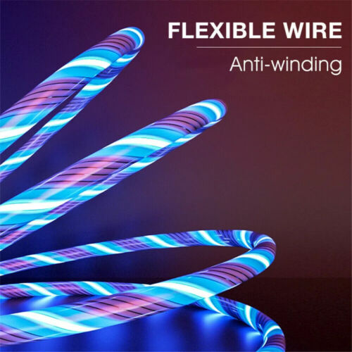 2 PACK LED 6FT Fast Charge Type C USB Cable Cord for Galaxy S21 S22 S23 S24 S25 - Picture 14 of 23