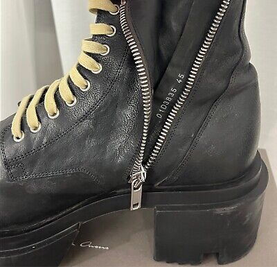 Rick Owens Black Low Army Bogun Boots EU45 US12 | eBay Rick Owens Black Low Army Bogun Boots EU45 US12 | eBay