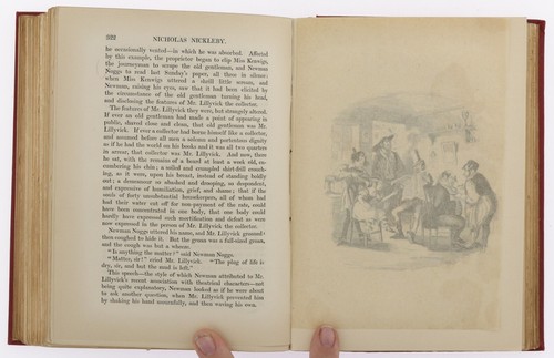 Nicholas Nickleby Vol 2 II Charles Dickens 1868 Scribner's HB Gadshill Edition - Picture 12 of 12