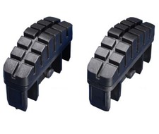 2 Leiterf&uuml;&szlig;e 85x25mm Original HAILO f&uuml;r Sprossenleiter Schiebeleiter  95999119