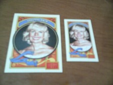 2014 PANINI GOLDEN AGE BASE & MINI BLUE MONO BACK #146- LORETTA SWIT- HOTLIPS