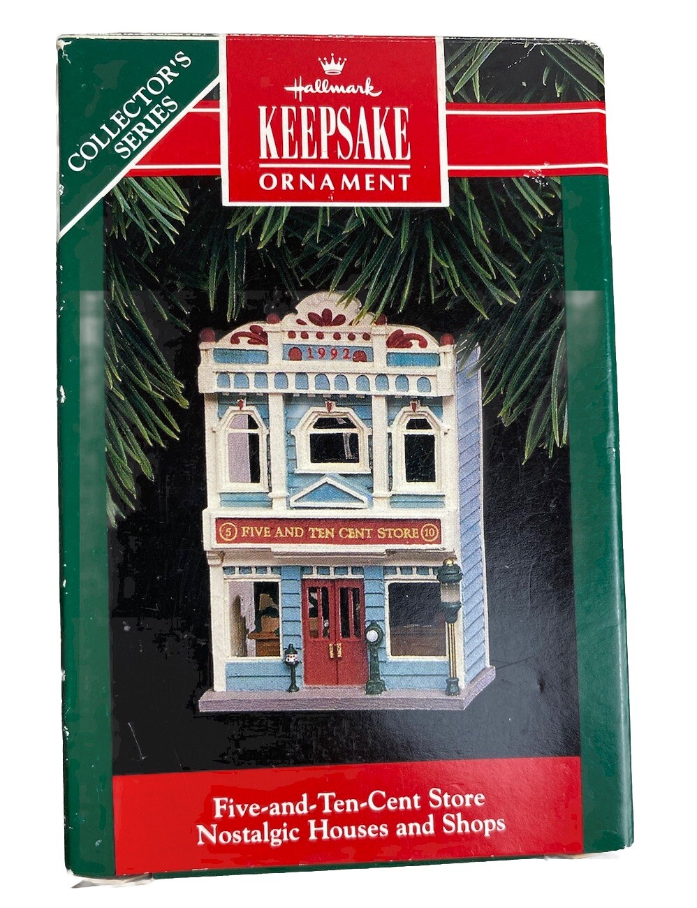 1992 Hallmark Keepsake Christmas Ornament Five and Ten Cent Store Vintage Holiday Collectible