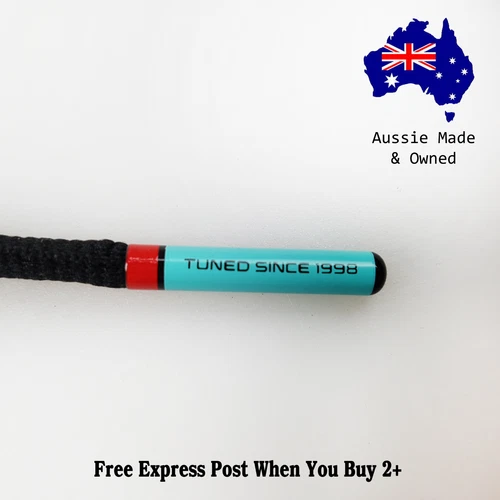 TN Laces Tuned Since 1998 Replacement 110cm Black Max Plus Air Pair Shoe Blue