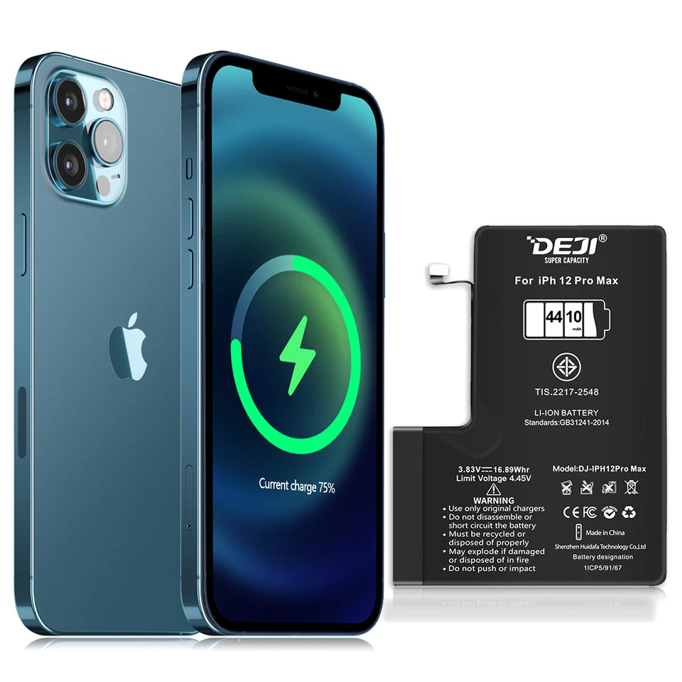 Batería Interna de Repuesto para iPhone 11 12 Pro Max X 8 7 6s Plus 5s 5C SE 1ª Foto 4 de 4