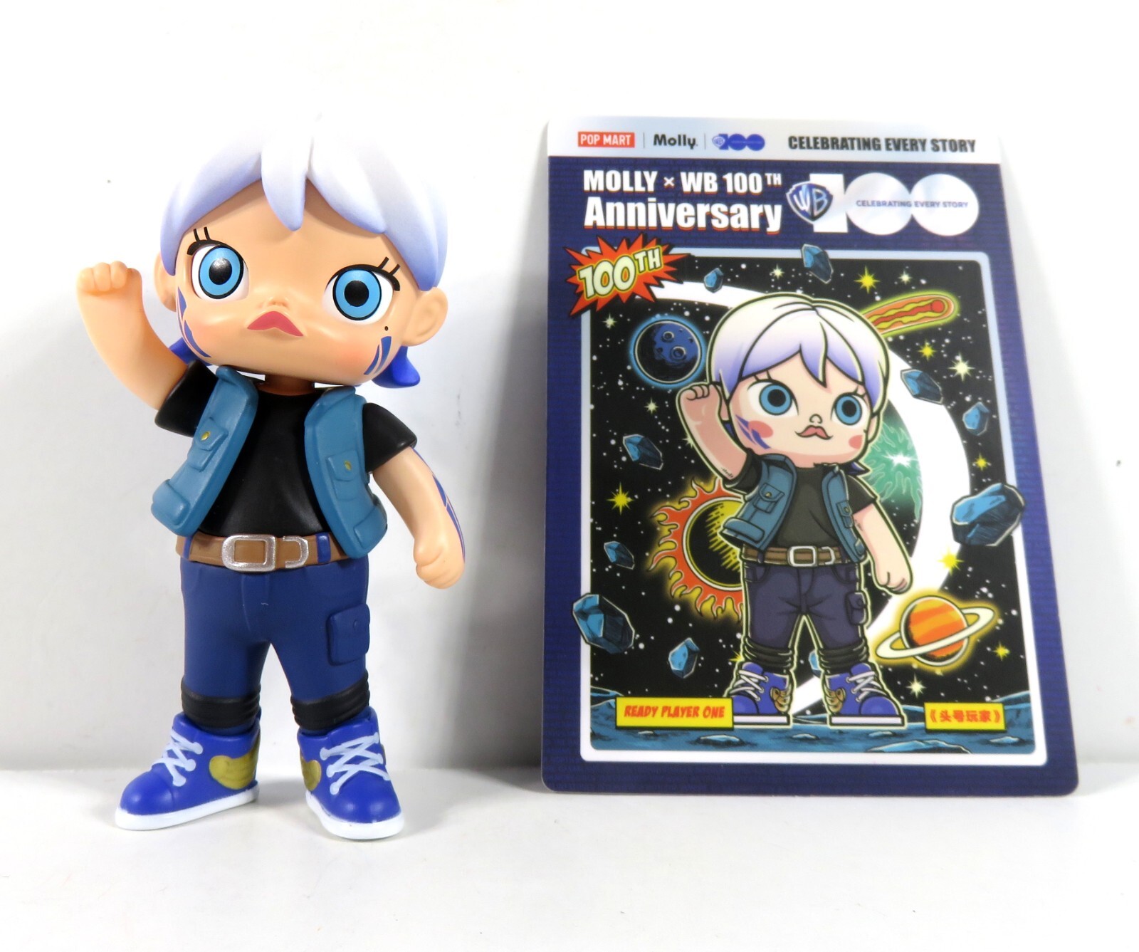 Pop Mart Molly Warner Bros 100th Anniv Ready Player One Mini Figure NEW-image