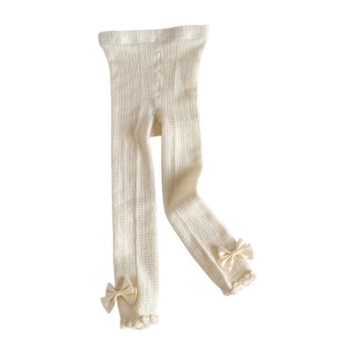 Cotton Leggings for Little Girls Lightweight Stretchy Design Baby Tights Soft - Picture 12 of 27