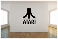 ATARI Logo Large WALL VINYL ART DECAL 22X27" BEDROOM HOME DECOR