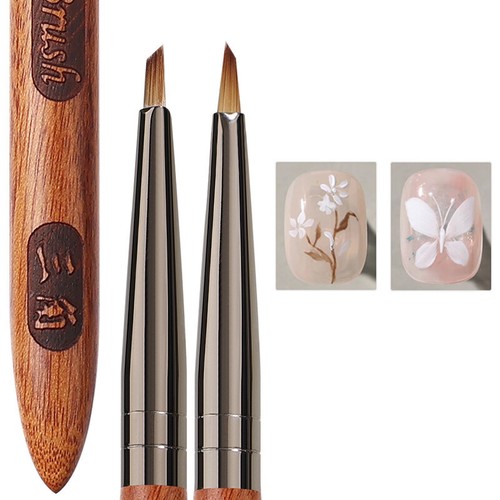 Pluma para arte en uñas pintada patrón de pincel triangular fototerapia hágalo usted mismo herramientas de manicura - Imagen 7 de 15