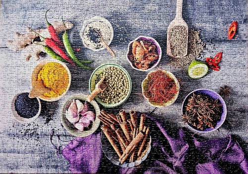 Schmidt Puzzle "Gewürzkomposition", 1000 Teile 69cm x 49cm , komplett! - Bild 2 von 5