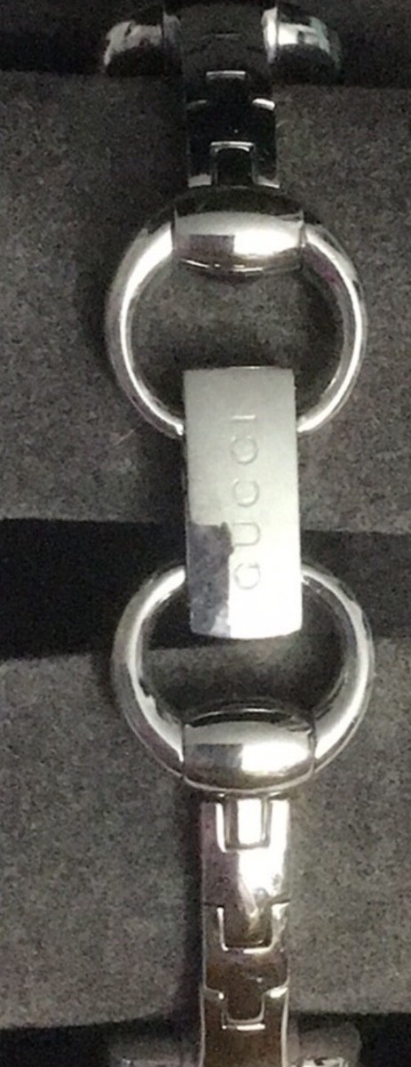 Gucci $3400 Watch Ladies Signori Stainless Horsebit Bracelet  display picture 1