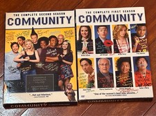 Community, The Complete Seasons 1 and 2, DVD box set VG condition free ship