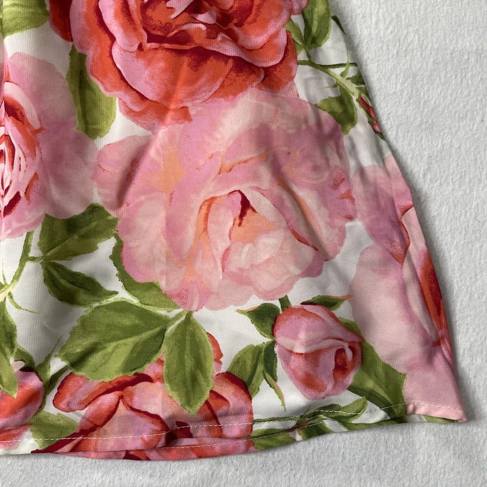 Vestido sin mangas Children’s Place rosas blancas y rosas talla 5T Foto 3 de 4