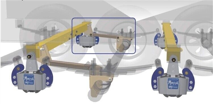 MOR/ryde MORryde SRE3-735X SRE4000 Suspension, Triple Axle Travel ...