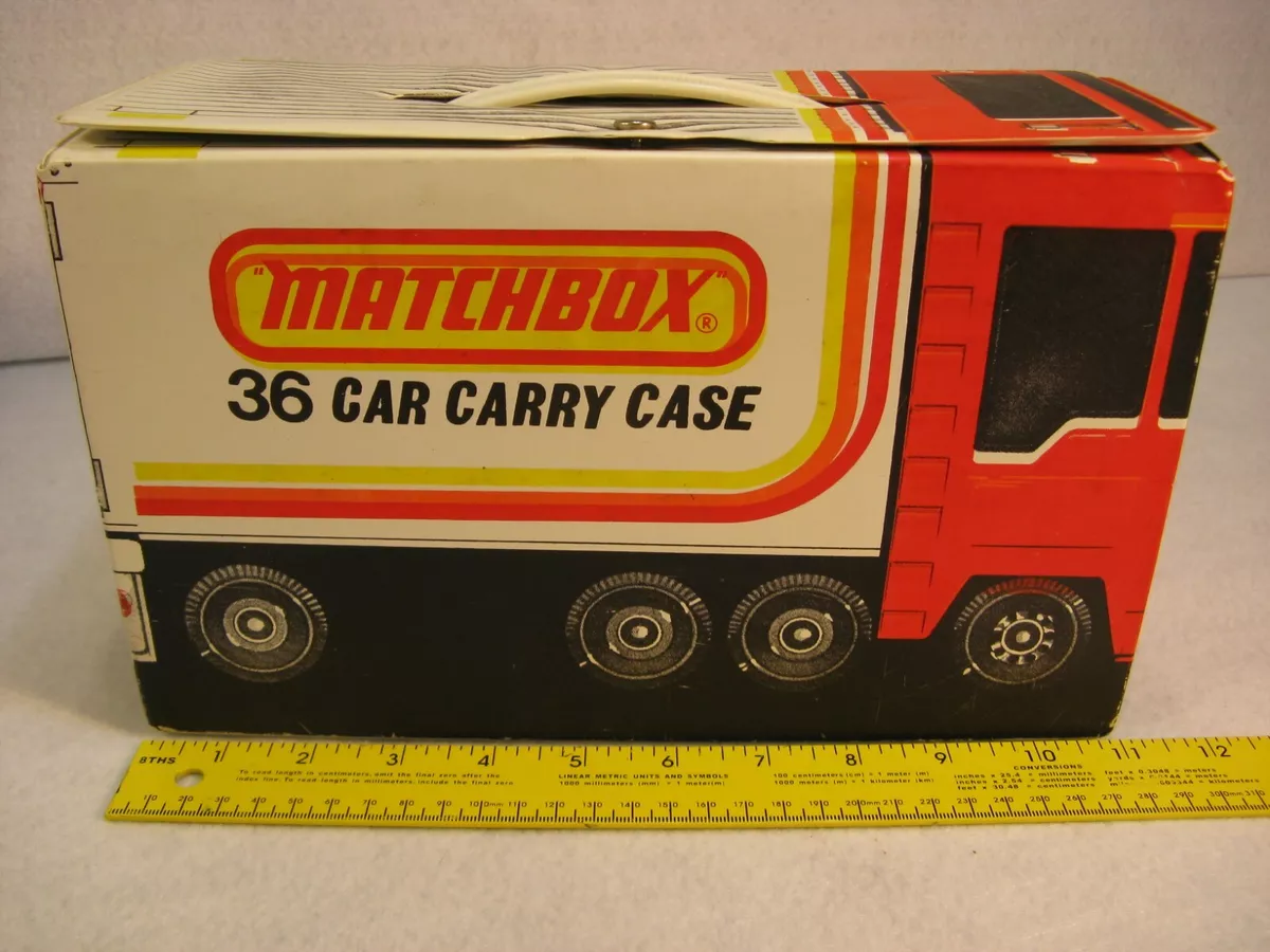 Matchbox car carrying case 2025