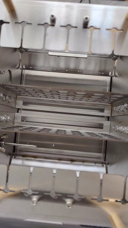 Portable Tabletop Charcoal Grill BBQ Camping Picnic Cooker Air Vent