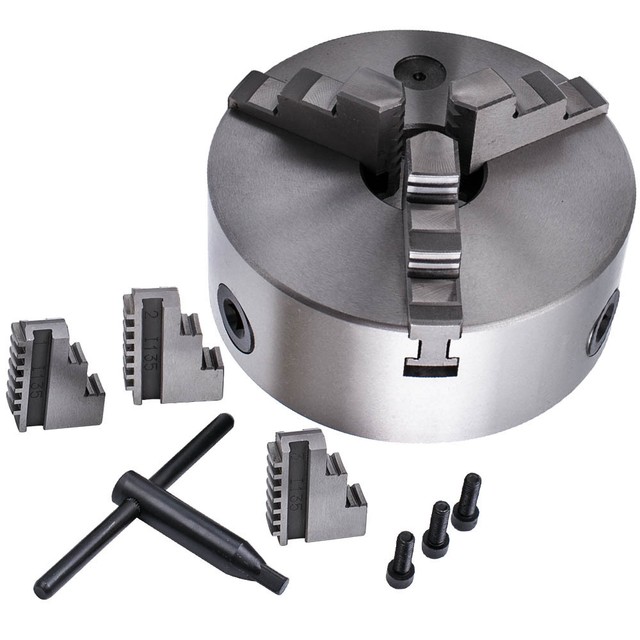 K11-130 130mm 3 Jaw Self Centering Lathe Chuck 5 Inch Cast Iron CNC Machine