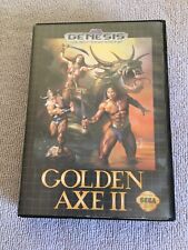 Golden Axe II 2 In Box (Sega Genesis, 1991) GAME AND CASE - Authentic - Tested