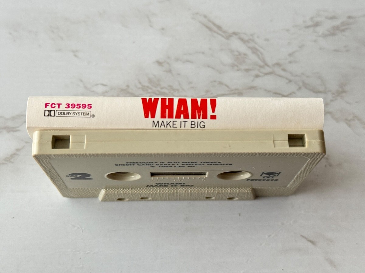 Wham Make It Big CASSETTE Tape 1984 Columbia FCT 39595