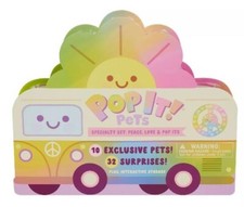 Pop It Pets Specialty Set PEACE LOVE  POP ITS VAN 32 Mystery Surprise - NEW 